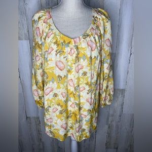 LC Lauren Conrad sunflower blouse